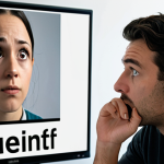 **

A person actively listening to a screen during an online discussion. The scene emphasizes understanding, empathy, and thoughtful consideration rather than interruption or argument. Focus on the expression of deep listening and engagement. Perhaps include visual cues like a thought bubble showing the listener trying to understand the speaker's perspective.

**
